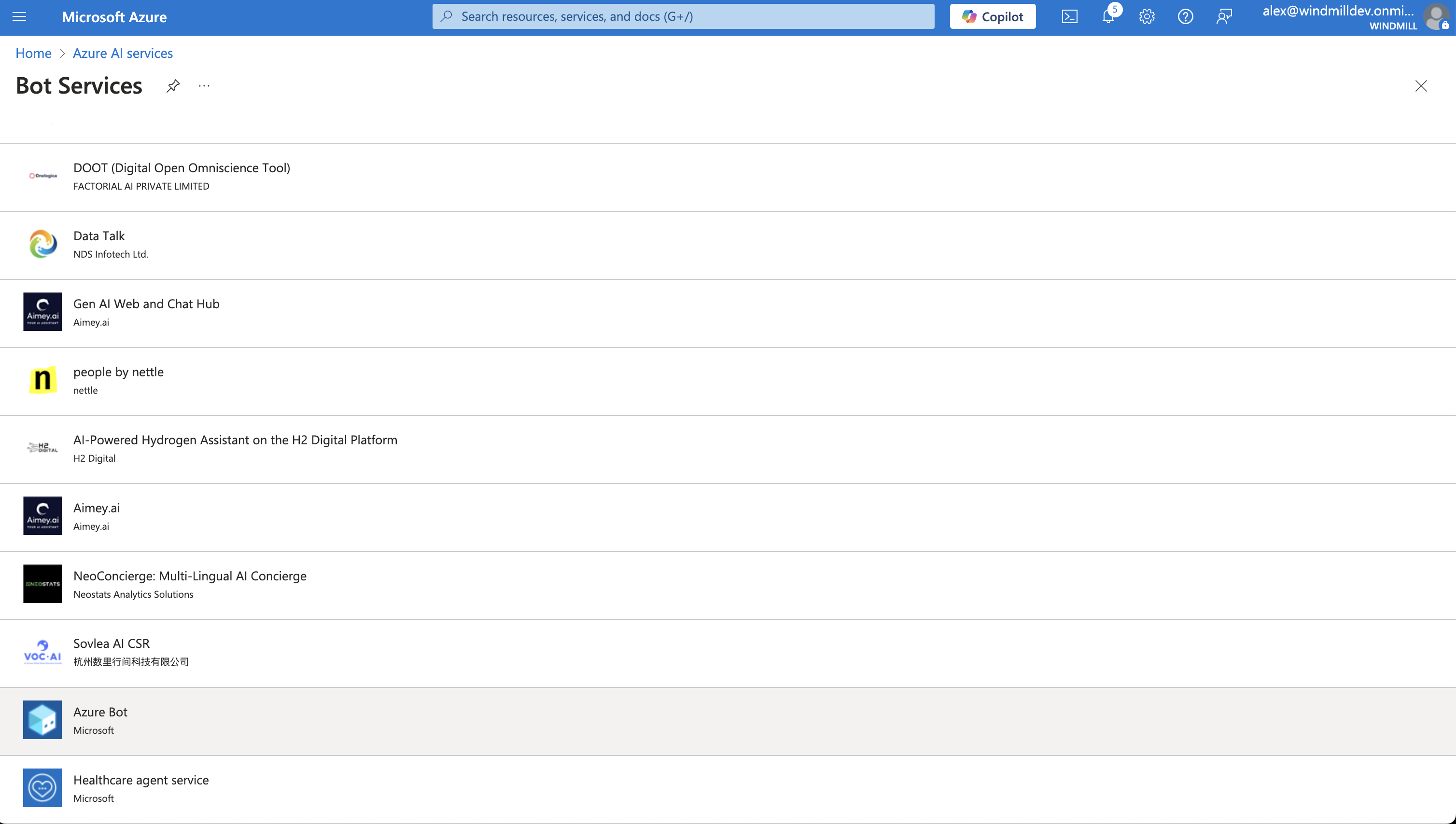 Azure Bot Service Azure Bot Service